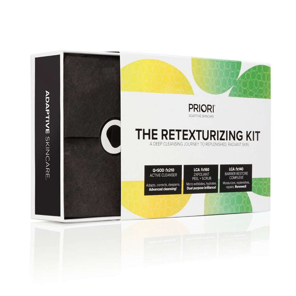 Inside the Retexturizing Kit | 3-Piece Priori Skincare Travel Kit