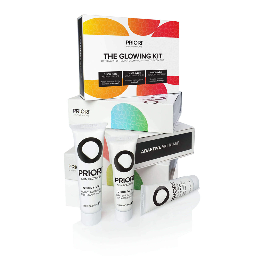 Priori | Glow Boosting 3-Piece Travel-Friendly Skincare Kit