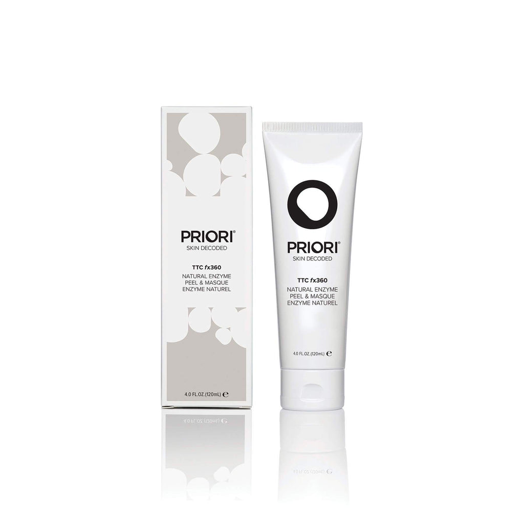 Priori Natural Enzyme Peel & Mask fx360 | Purifying & Hydrating Pumpkin & Papaya Mask & Face Peel